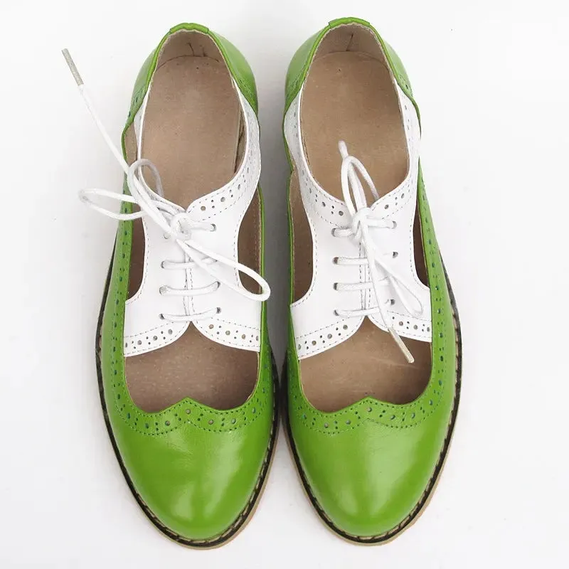 Arwen Handmade Cut Out Oxford Brogue Shoes