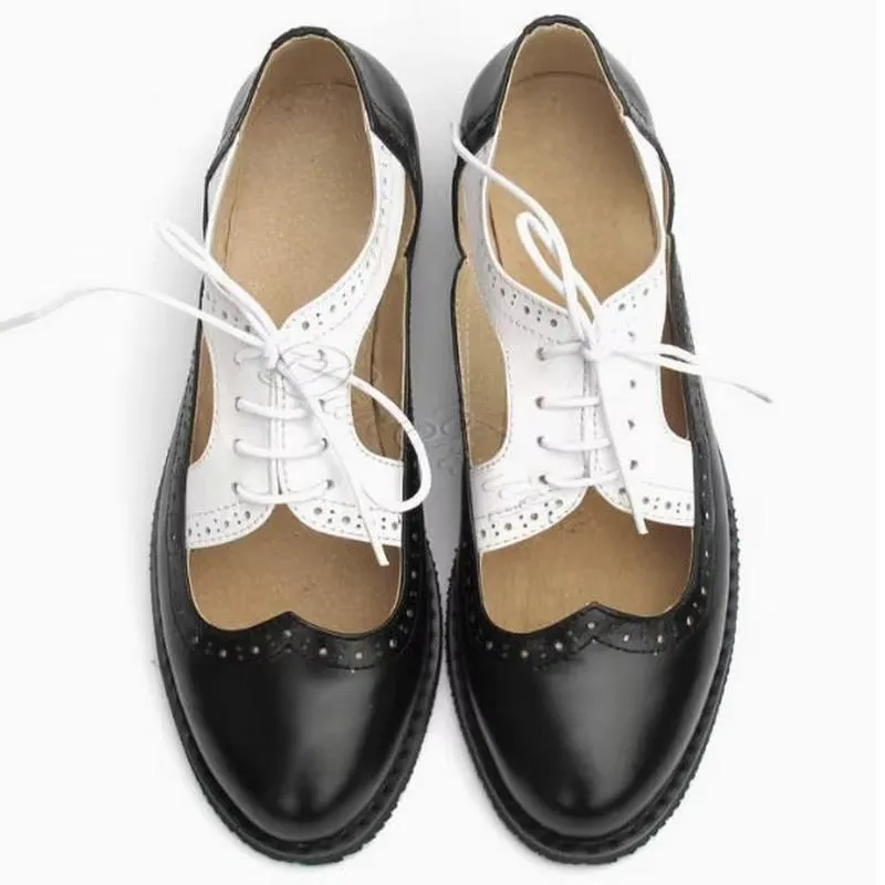 Arwen Handmade Cut Out Oxford Brogue Shoes