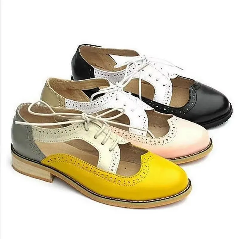 Arwen Handmade Cut Out Oxford Brogue Shoes