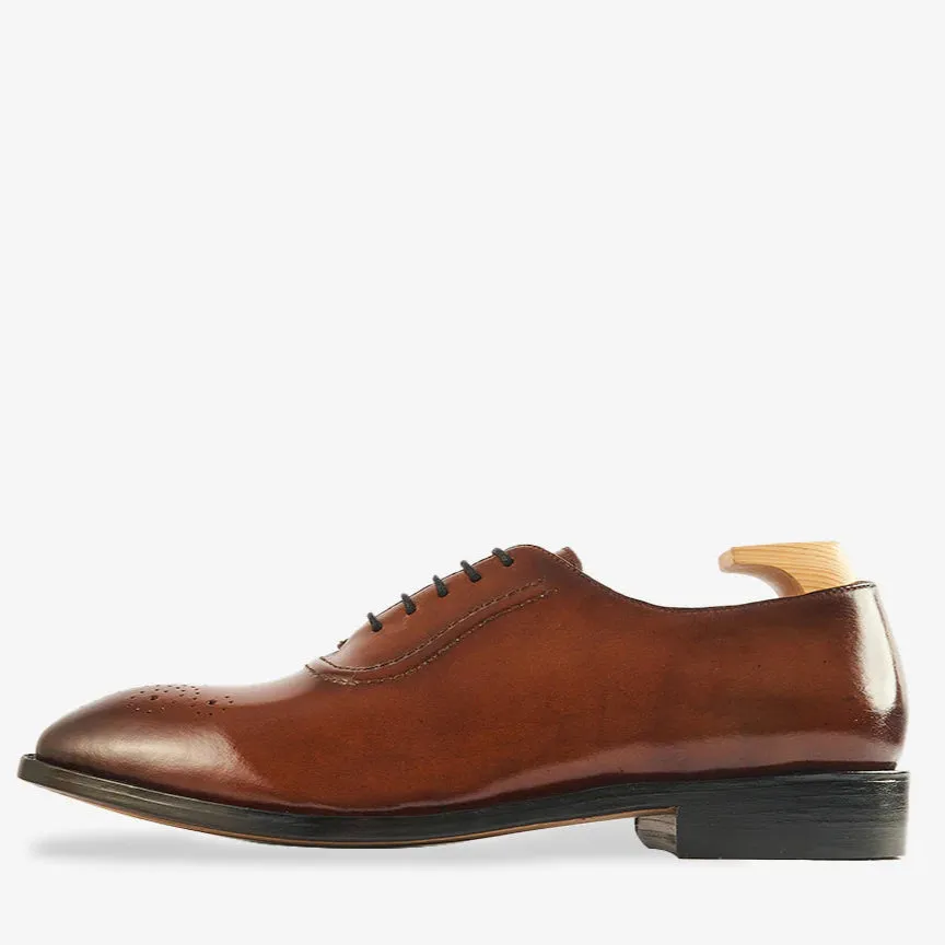 Belfast Tan Oxfords