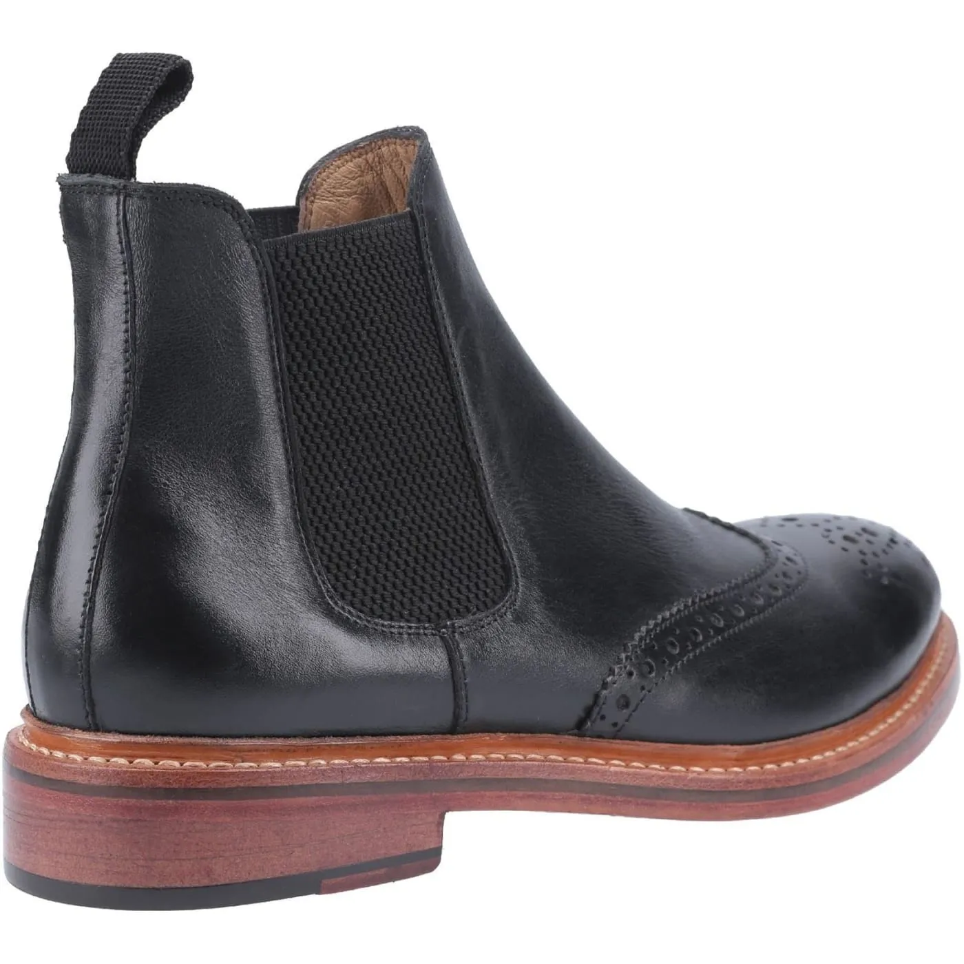 Cotswold Siddington Leather Black Mens Leather Boots