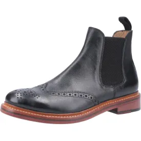 Cotswold Siddington Leather Black Mens Leather Boots