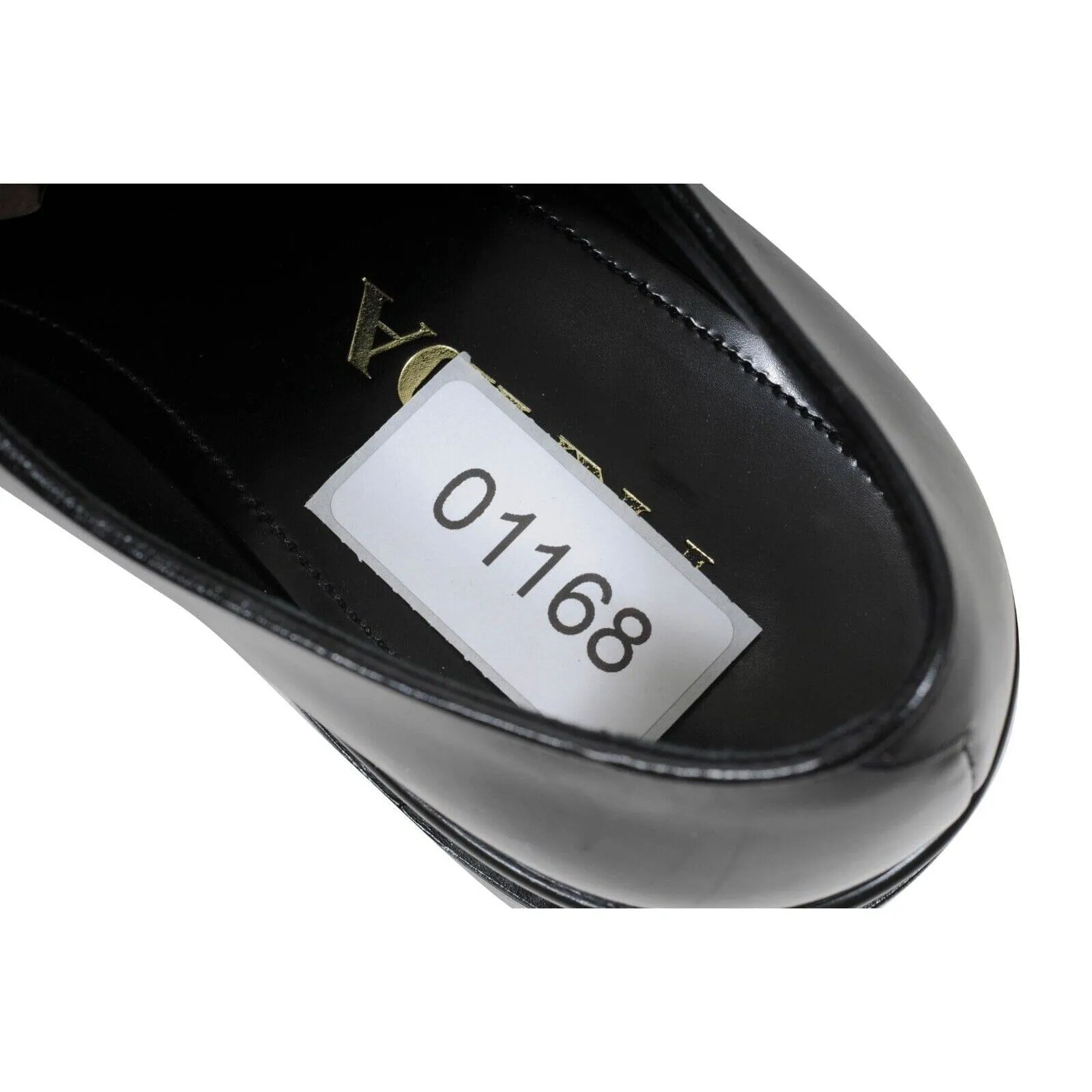 Double Monk Straps US9 Uk8 Black Leather Medallion Derby Dress Shoes