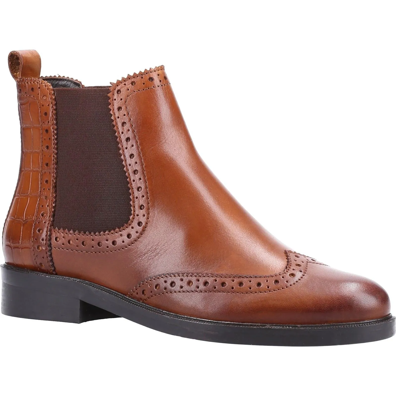 Dune Quest Brogue Detail Chelsea Boot