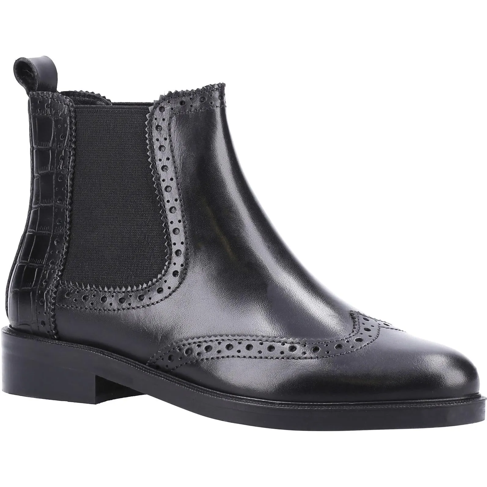 Dune Quest Brogue Detail Chelsea Boot