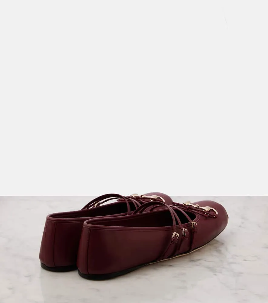 Gucci Horsebit leather ballet flats