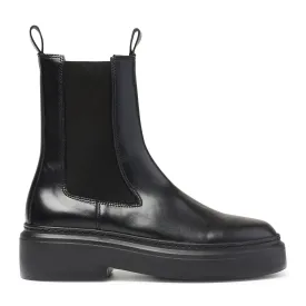 June Chelsea - Black Leather / Black Sole