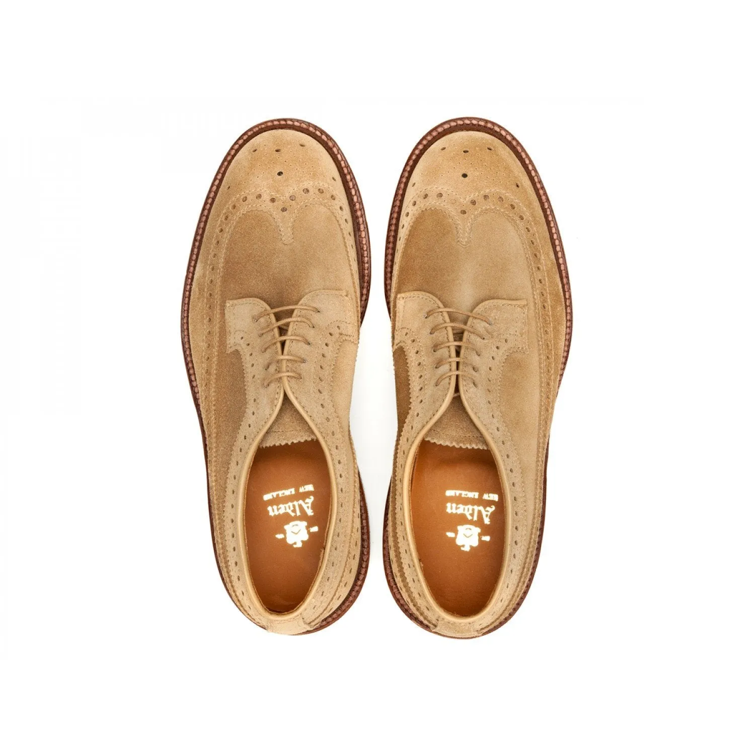 Longwing Blucher Tan Suede