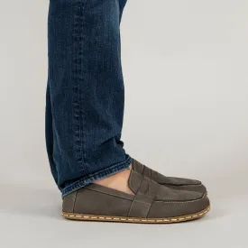 Men's Gray Penny Loafers