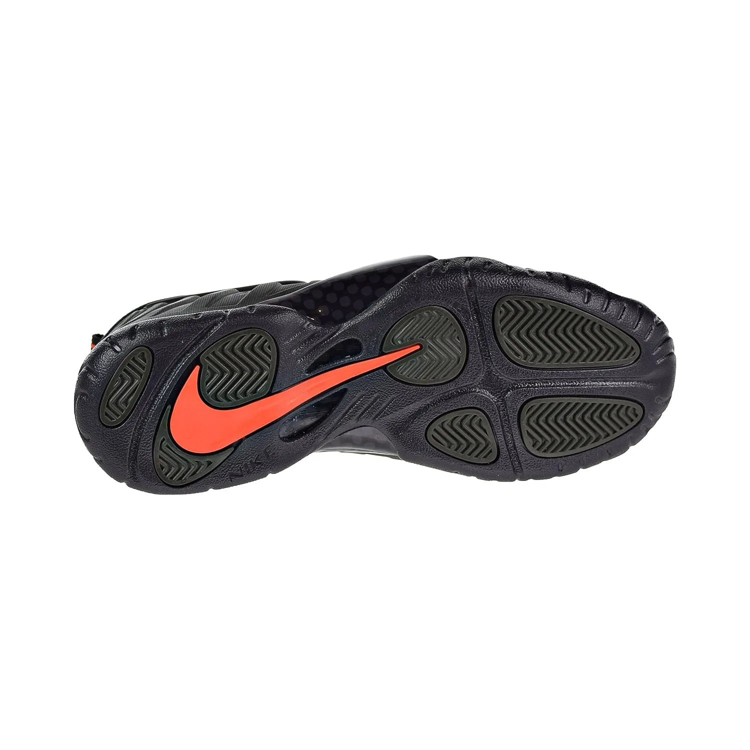 Nike Air Foamposite Pro "Sequoia" Big Kids' Shoes Dark Green/Blue