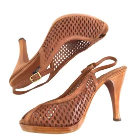 Perforated Stiletto Heels