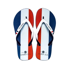 Samba Sol Men's Countries Collection Flip Flops - France