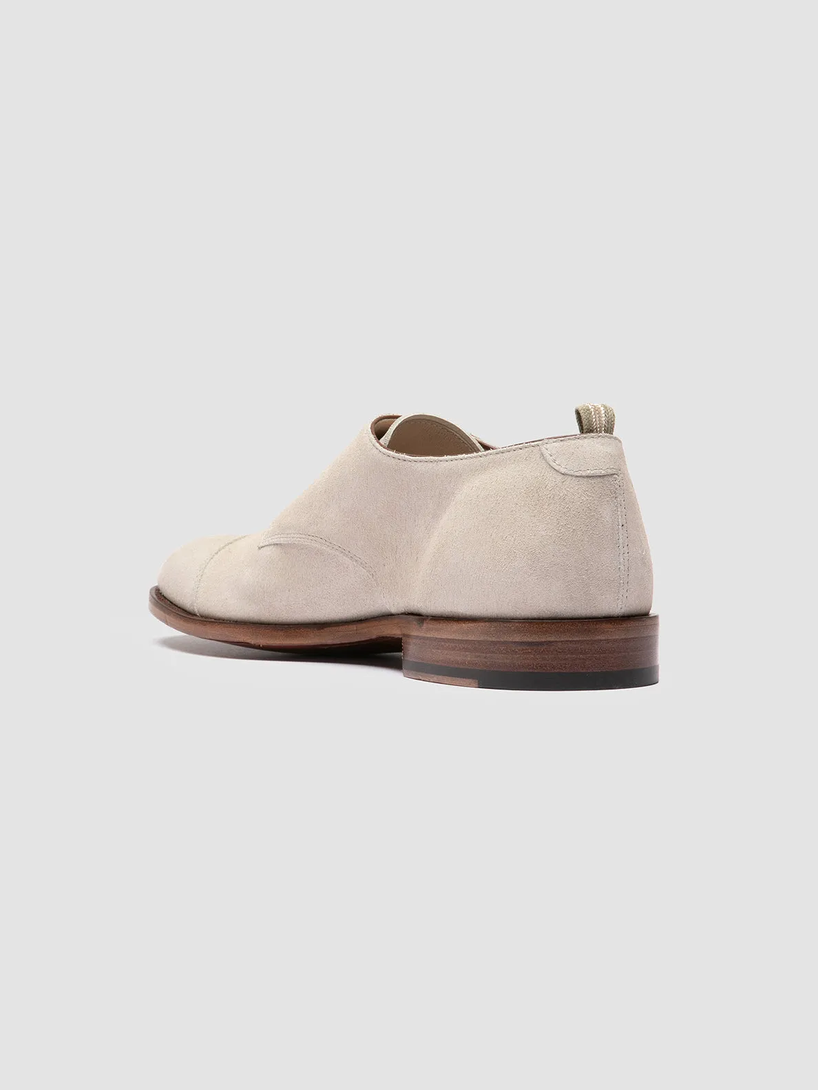 SIGNATURE 004 - Ivory Suede Monk Shoes