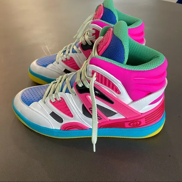 Sz38 Gucci Basket Sneakers