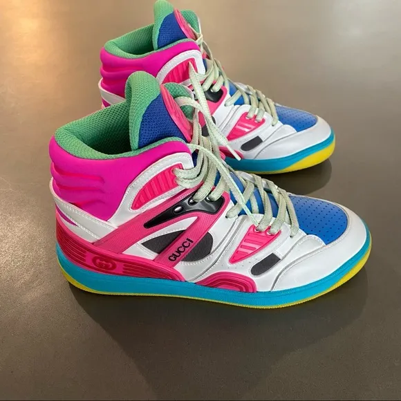 Sz38 Gucci Basket Sneakers