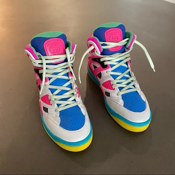 Sz38 Gucci Basket Sneakers