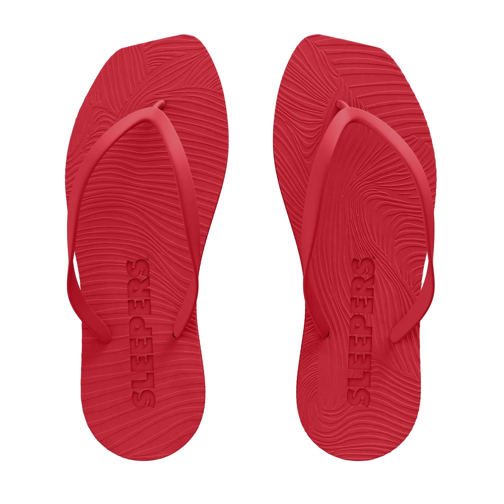 Tapered Red Flip Flop