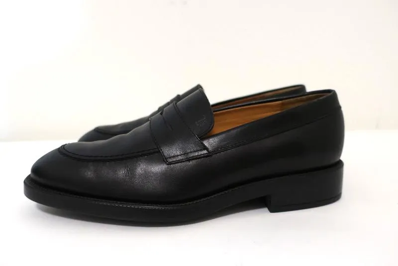 Tod's Penny Loafers Black Leather Size 9 UK 10 US