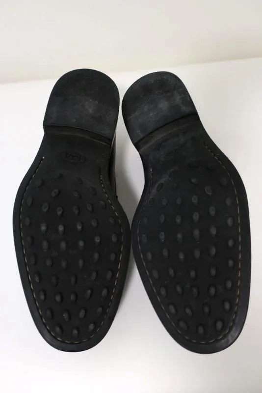 Tod's Penny Loafers Black Leather Size 9 UK 10 US