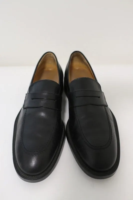 Tod's Penny Loafers Black Leather Size 9 UK 10 US